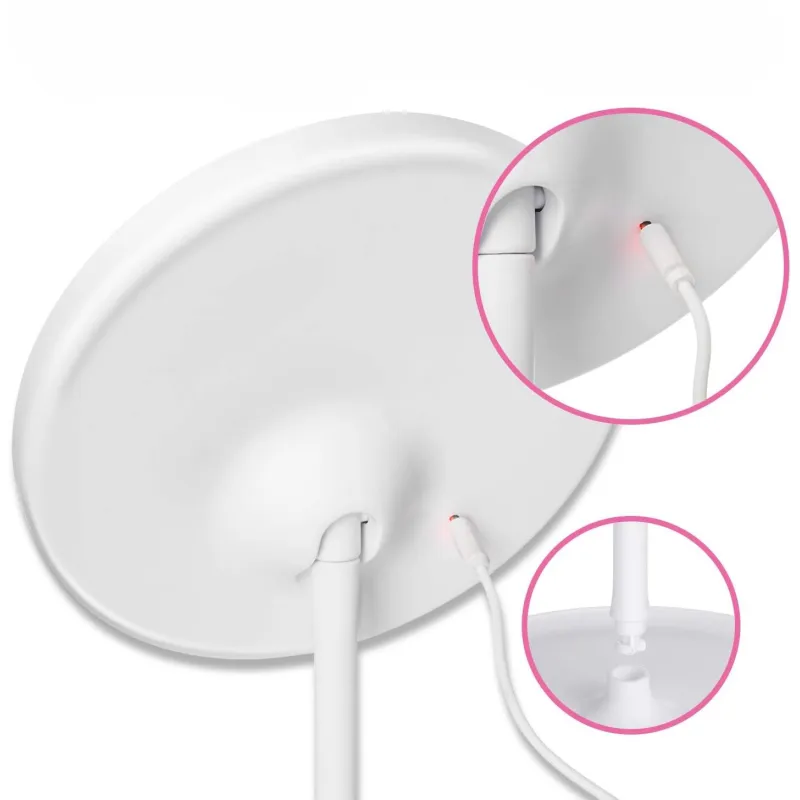 Extralink Lifestyle Kosmetické zrcátko LED podsvícení, bílé