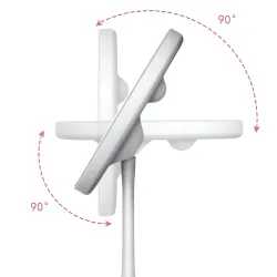 Extralink Lifestyle Kosmetické zrcátko LED podsvícení, bílé
