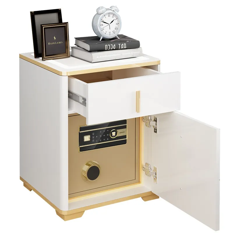 Extralink Lock Star Sejf elektroniczny szafka nocna z ładowaniem indukcyjnym