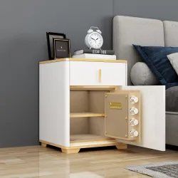 Extralink Lock Star Sejf elektroniczny szafka nocna z ładowaniem indukcyjnym