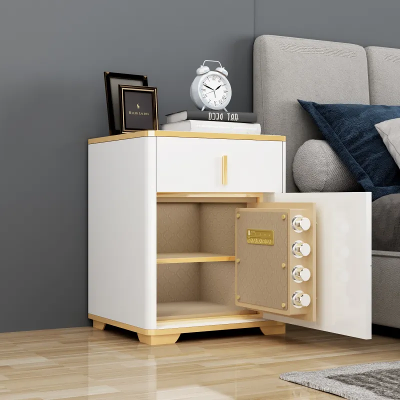 Extralink Lock Star Sejf elektroniczny szafka nocna z ładowaniem indukcyjnym