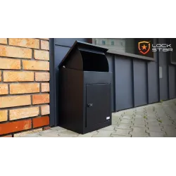 Extralink LockStar Skrzynka na paczki 44x34x55cm stalowa skrzynia
