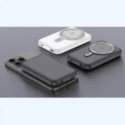 Extralink MagSafe 10000mAh Biały Powerbank Power bank, 38.5Wh PD20W+15W USB-C USB-A