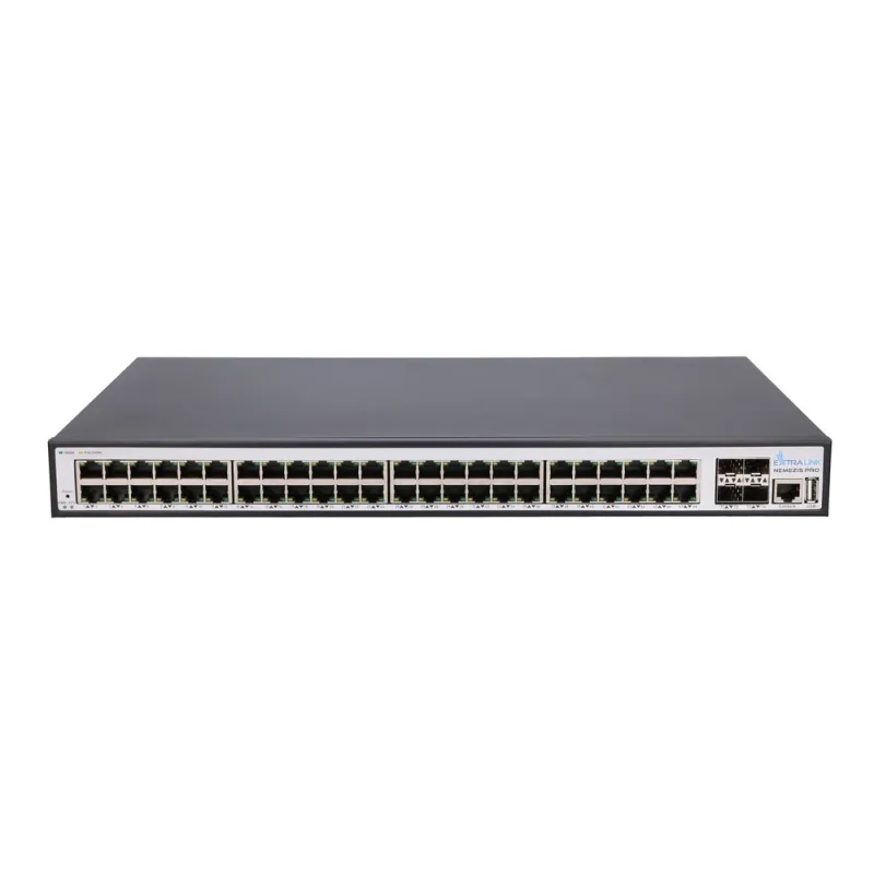 Extralink Nemezis Pro Switch PoE 48x RJ45 1000Mb/s PoE, 4x SFP+, 500W, L3