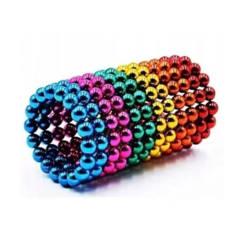 Extralink Neocube Kulki magnetyczne 216 sztuk 5mm tęczowe