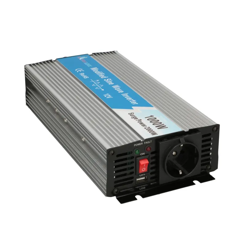 Extralink OPIM-1000W Przetwornica napięcia samochodowa 12V, 1000W modyfikowany sinus