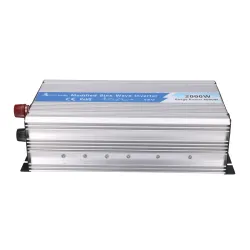 Extralink OPIM-2000W Przetwornica napięcia samochodowa 12V, 2000W modyfikowany sinus
