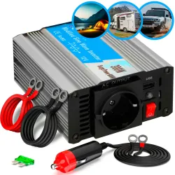 Extralink OPIM-300W Měnič napětí automobilový 12V, 300W modifikovaný sinus