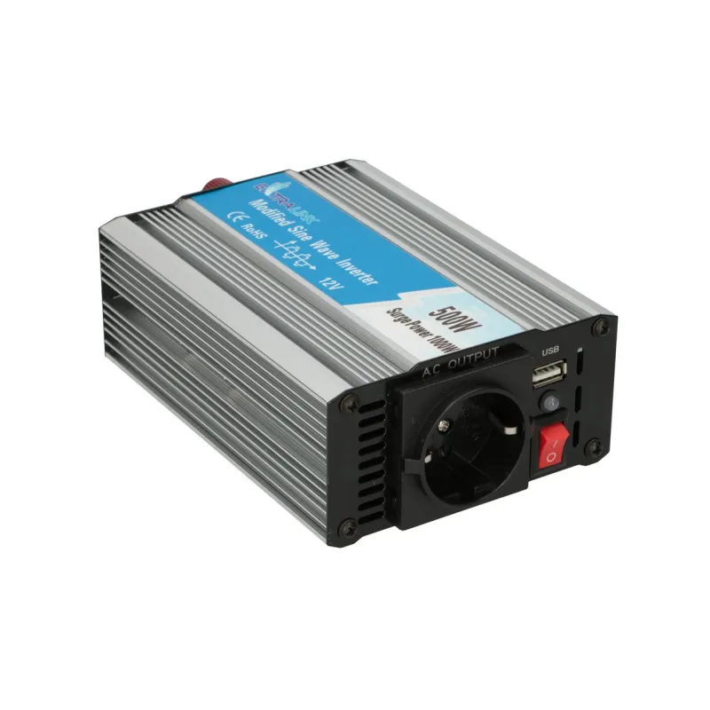 Extralink OPIM-500W Měnič napětí automobilový 12V, 500W modifikovaný sinus