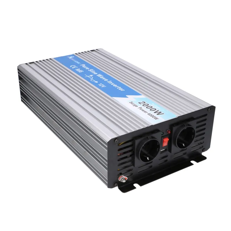Extralink OPIP-2000W Przetwornica napięcia samochodowa 12V, 2000W czysty sinus