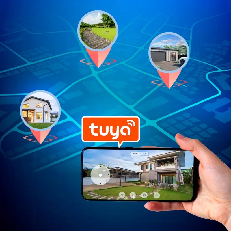 Extralink Perun Outdoor Security Camera EOC-268 IP Kamera 1296p, PTZ, Tuya