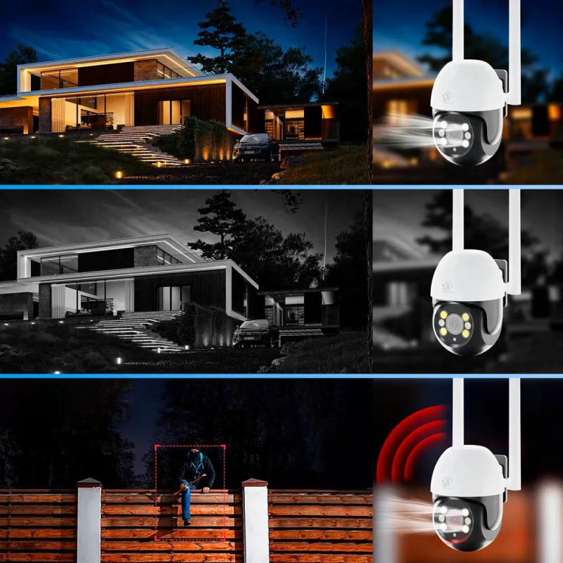 Extralink Perun Outdoor Security Camera EOC-268 IP Kamera 1296p, PTZ, Tuya