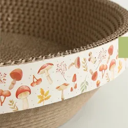 Extralink Pets Drapak dla kota kartonowy okrągły miska legowisko 51 cm do drapania pet-764