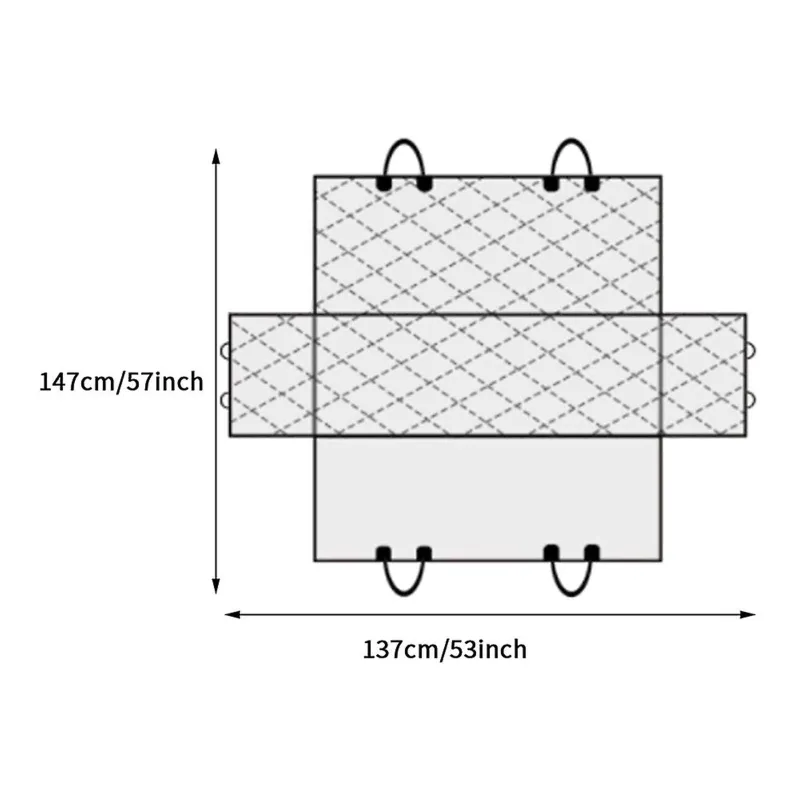 Extralink Pets Mata dla psa do samochodu pokrowiec siedzenie uniwersalna samochodowa duża