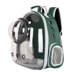 Extralink Haustier Rucksack für Katzen und Hunde, Transparente Belüftete Tragetasche für Katzen pet-996