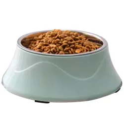 Doble Cuenco para Perros y Gatos Extralink Pets, Metálico 2 en 1 para Comida Seca Húmeda y Agua pet-823