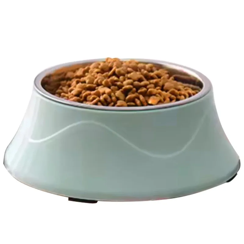Doble Cuenco para Perros y Gatos Extralink Pets, Metálico 2 en 1 para Comida Seca Húmeda y Agua pet-823
