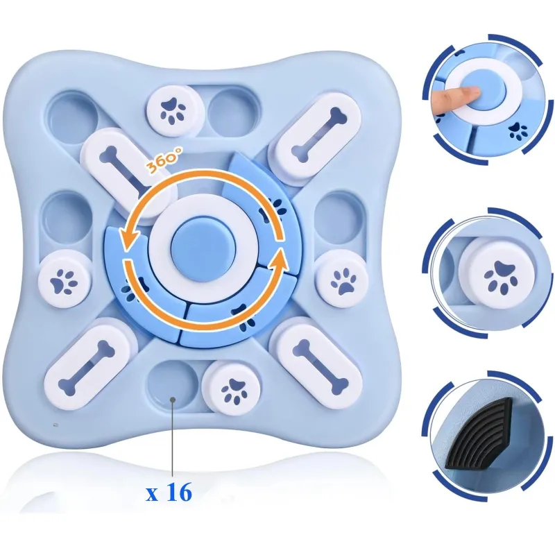 Etkileşimli Eğitim Oyuncağı Extralink Pets, Köpekler için Koku Matı Yavaş Beslenme Kâsesi pet-759