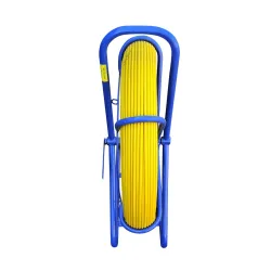 Extralink Pilot 8mm 100m Pilot do przeciągania kabli włókno szklane FRP, śr. 8mm, dł. 100m, żółty