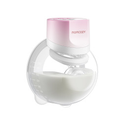MOMCOZY S12 PRO+ WEARABLE BREAST PUMP PINK SINGLE PACK - Imagen 2