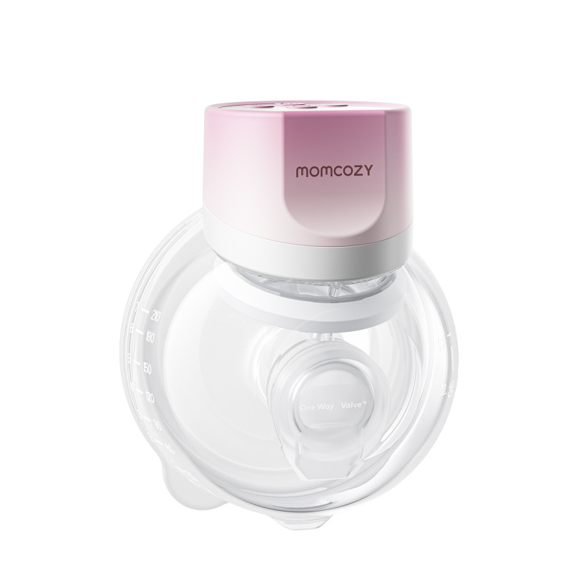 MOMCOZY S12 PRO+ WEARABLE BREAST PUMP PINK SINGLE PACK - Imagen 4