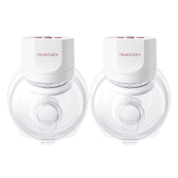 MOMCOZY S12 PRO+ WEARABLE BREAST PUMP WHITE DOUBLE PACK - Imagen 4