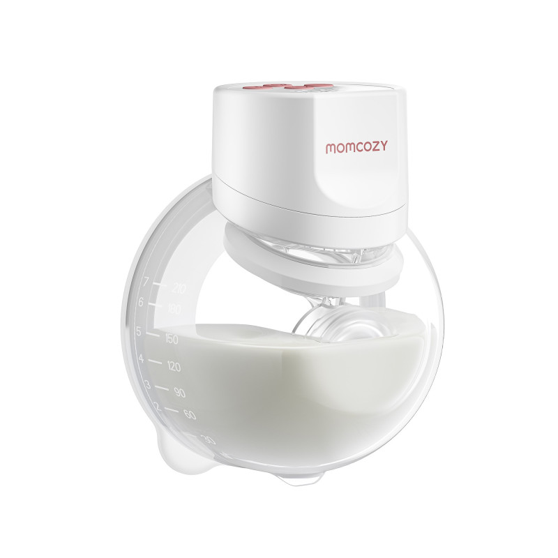 MOMCOZY S12 PRO+ WEARABLE BREAST PUMP WHITE SINGLE PACK - Imagen 2