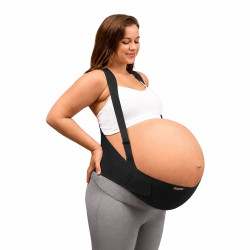 MOMCOZY YB003 GO AS YOU GROW MATERNITY BELLY BAND BLACK L