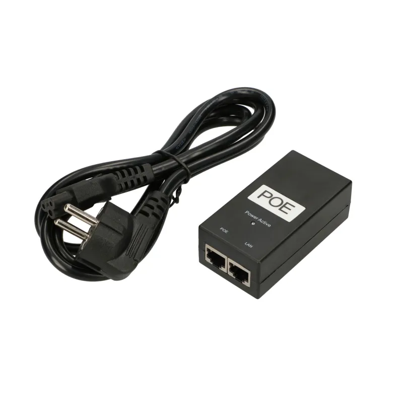 Extralink POE-24-12W Zdroj napájení PoE 24V, 0,5A, 12W, kabel v sadě