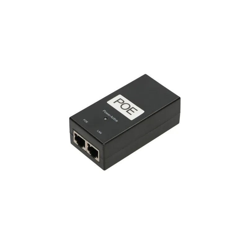Extralink POE-24-24W-G Zdroj napájení PoE 24V, 1A, 24W, Gigabit, kabel v sadě