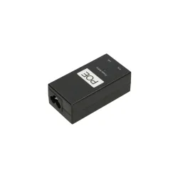 Extralink POE-48-24W Zasilacz PoE 48V, 0,5A, 24W, kabel w zestawie