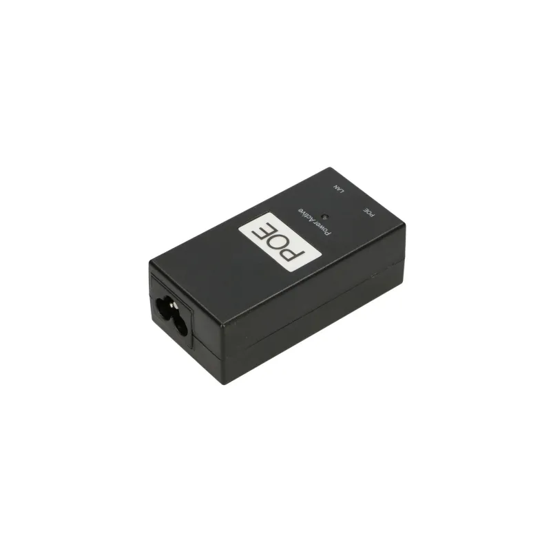 PoE Блок питания Extralink POE-48-24W, 48V, 0.5A, 24W, кабель в комплекте