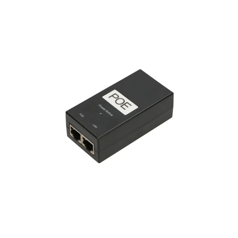 Extralink POE-48-24W-G Zdroj napájení PoE 48V, 0,5A, 24W, Gigabit, kabel v sadě 802.3af/at