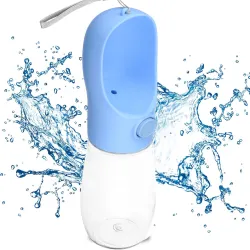Extralink Botella de Agua Portátil para Perros y Gatos 350 ml, Cuenco de Viaje