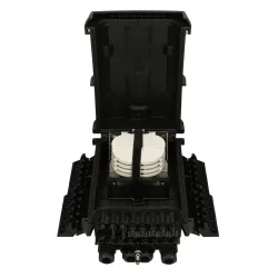 Extralink Pola Puszka światłowodowa 16 spawów, czarna