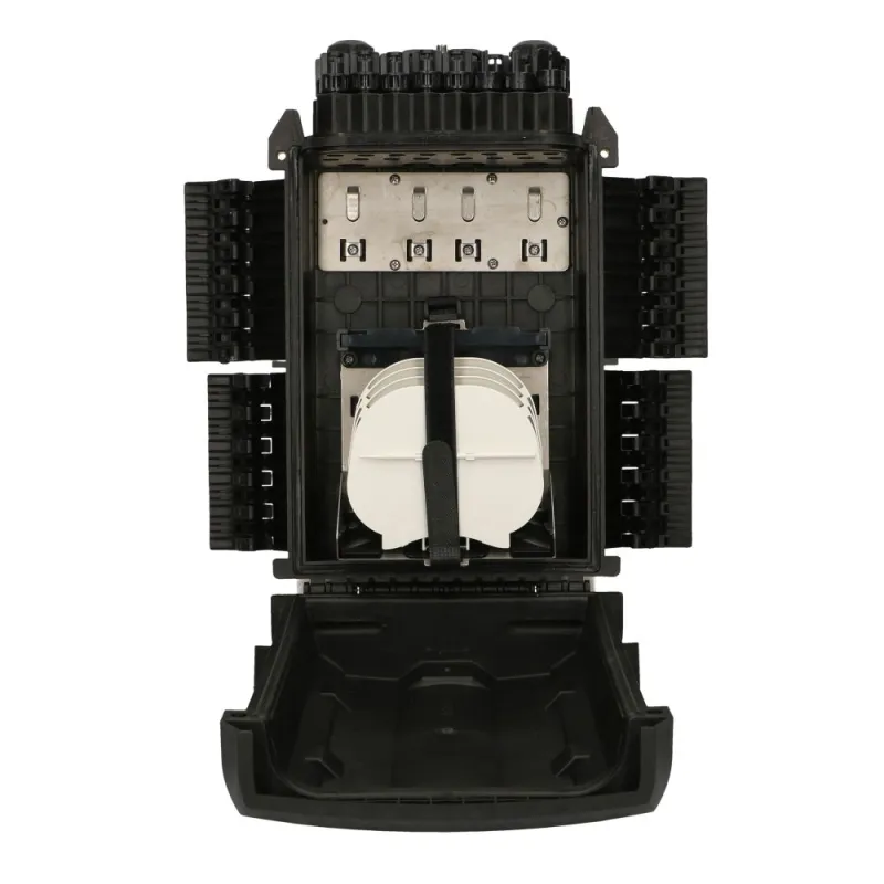 Extralink Pola Puszka światłowodowa 16 spawów, czarna