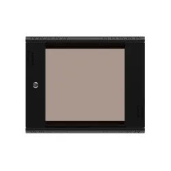 Extralink Premium 9U 600x600 Czarna Szafa rack beznarzędziowy montaż, montowana na ścianie
