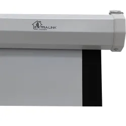 Extralink Projection Screen 100" Ekran projekcyjny 16:9, 220x125cm, PVC, pół-automatyczne zwijanie