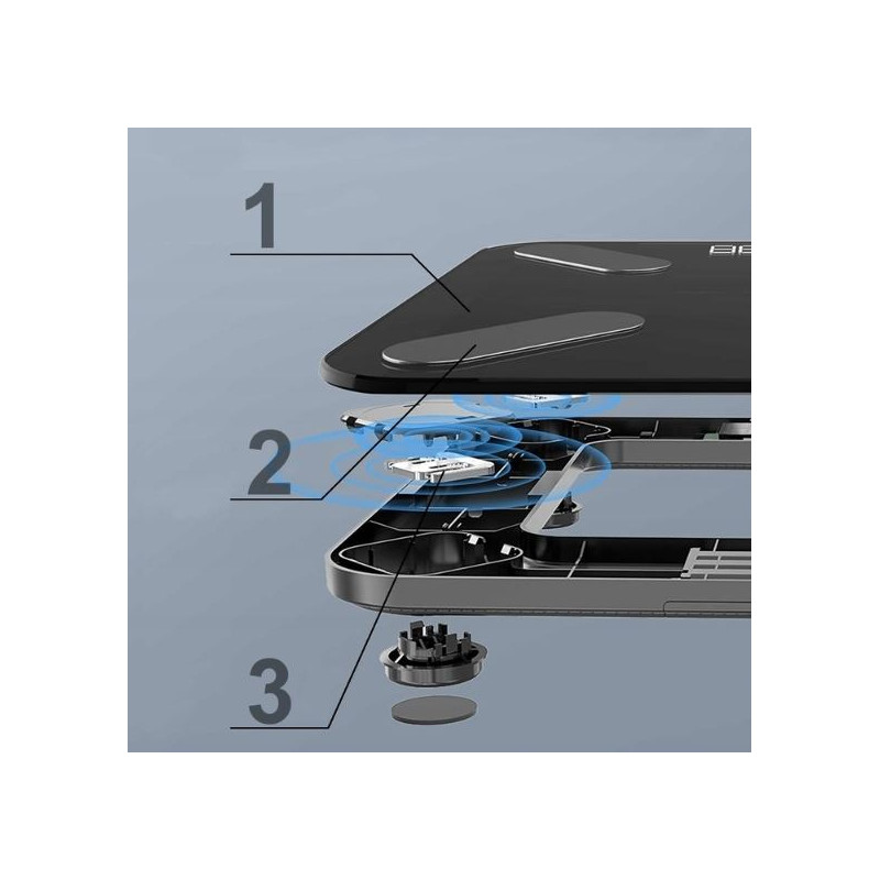 Balanza de bano inteligente Extralink Home, Bluetooth - Imagen 2