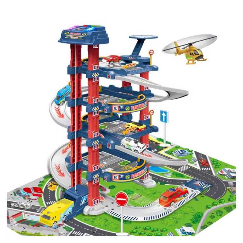 Parkoviště Extralink Kids, garáž s elektrickým výtahem pro hračky - Obrázek 4