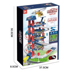 EXTRALINK KIDS PARKING SAMOCHODOWY GARAŻ Z ELEKTRYCZNĄ WIDNĄ AUTKA SAMOCHODZIKI DLA DZIECI - Immagine 6
