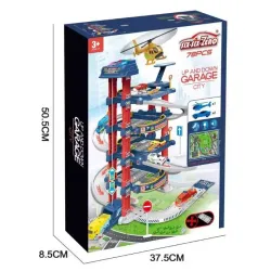 Extralink Kids | Parking samochodowy | garaż z elektryczną windą, autka, samochodziki dla dzieci - Zdjęcie 6