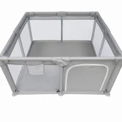 Extralink Kids, children's playpen, steel play area 127x127x68cm + 30 balls - Image 2