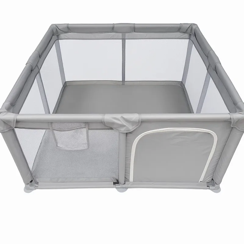 Extralink Kids, parque infantil para niños, parque de juegos de acero 127x127x68cm + 30 bolas - Imagen 2