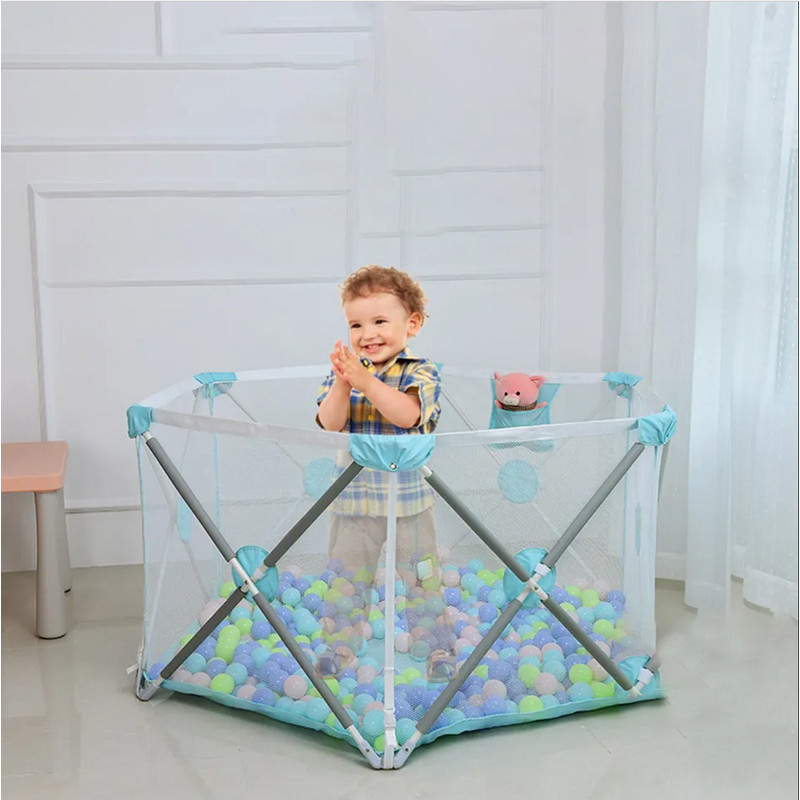 Extralink Kids Playpen, Foldable Playground and Dry Pool for Kids 140x68cm k-461 - Image 3