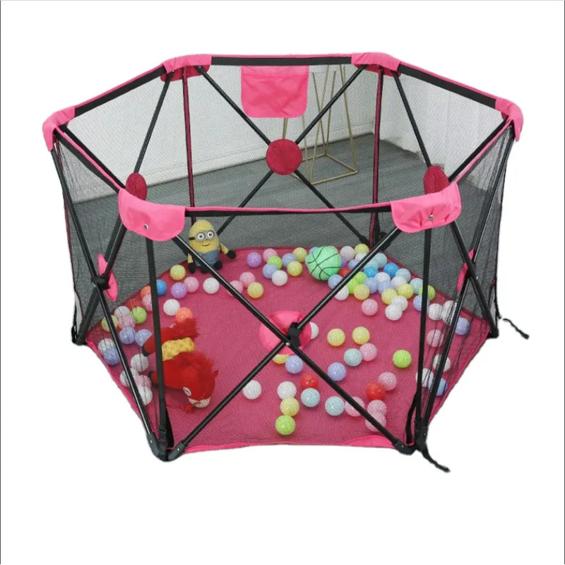 Dětský ohrádka Extralink Kids, skládací hřiště suchý bazén pro děti 120x68cm velký k-462 - Obrázek 2