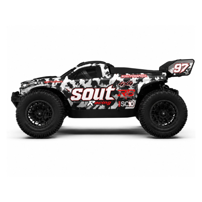EXTRALINK RC SC10 SAMOCHÓD ZDALNIE STEROWANY 1/10 BRUSHLESS 4WD EXTREME TRUCK CZARNY - Obrázek 2