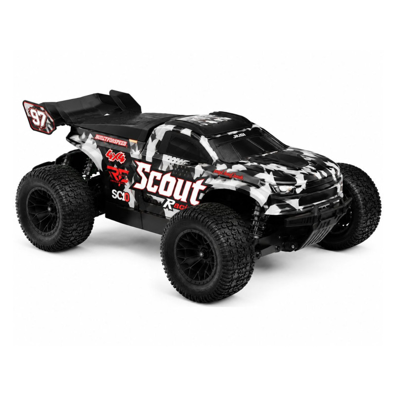 EXTRALINK RC SC10 SAMOCHÓD ZDALNIE STEROWANY 1/10 BRUSHLESS 4WD EXTREME TRUCK CZARNY - Obrázek 3