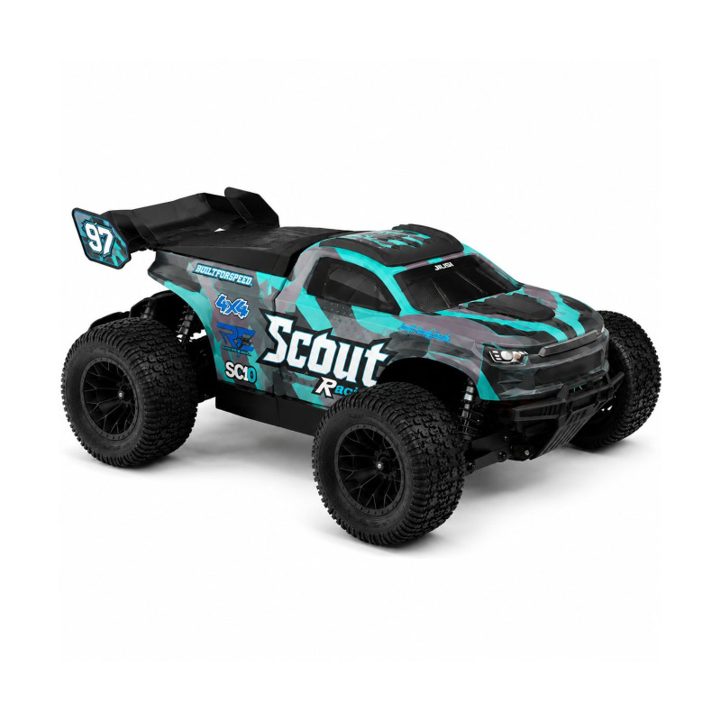 EXTRALINK RC SC10 SAMOCHÓD ZDALNIE STEROWANY 1/10 BRUSHLESS 4WD EXTREME TRUCK NIEBIESKI - Изображение 3