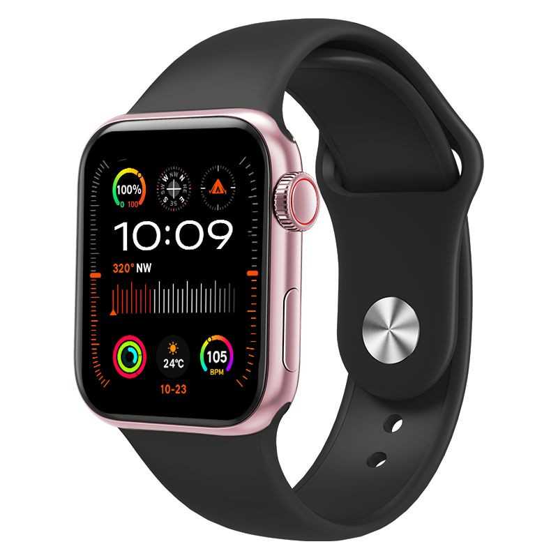 Smartband Extralink Lifestyle Smartwatch Watch9, Rosa + Correa Negra/Rosa - Imagen 3